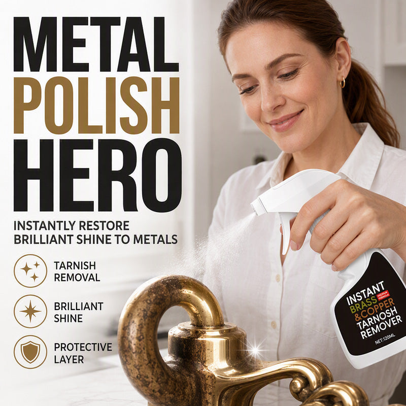 🔥Last Day 50% OFF -Instant Brass Tarnish Remover Spray