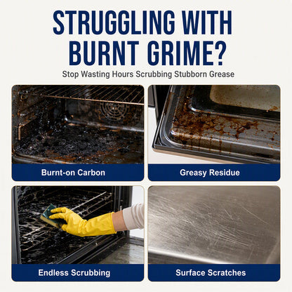 Dissolve Carbon Fast, Protect Your Oven! One-Hand No-Scrub Cleaner Spray