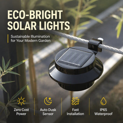 🔥Hot Sale - 49% OFF🔥Outdoor Waterproof Solar LED Gutter Wall Lights